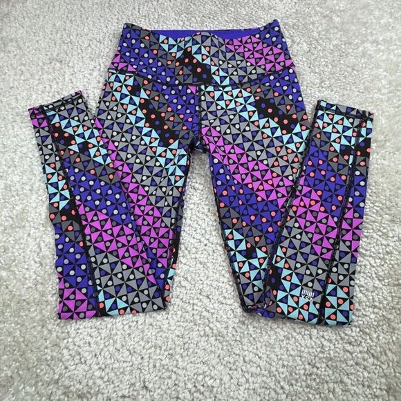 Victoria's Secret VSX Sport Knockout Tight Purple Geometric NWOT - Picture 6 of 10